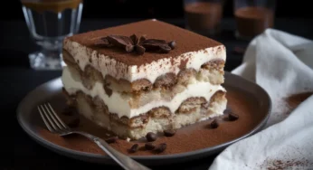 Tiramisu Italiano: Camadas de Café e Creme de Queijo