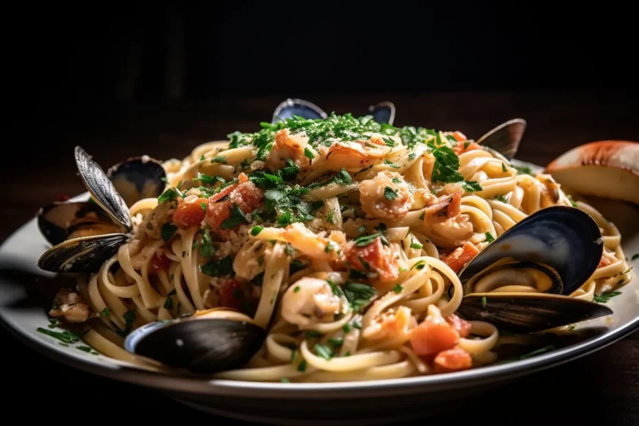 Linguine com Frutos do Mar