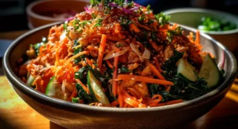 Salada de Kimchi Coreana: Fermentação e Sabor Únicos