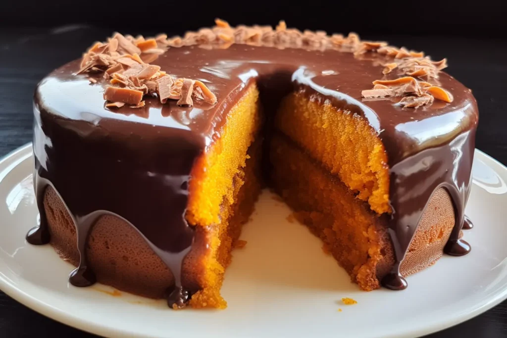 Bolo de Cenoura com Brigadeiro