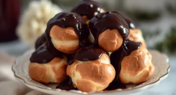 Profiteroles de Chocolate: Bolinhas Recheadas com Creme