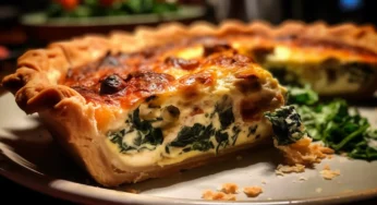 Quiche de Espinafre e Queijo: Uma Opção Vegetariana