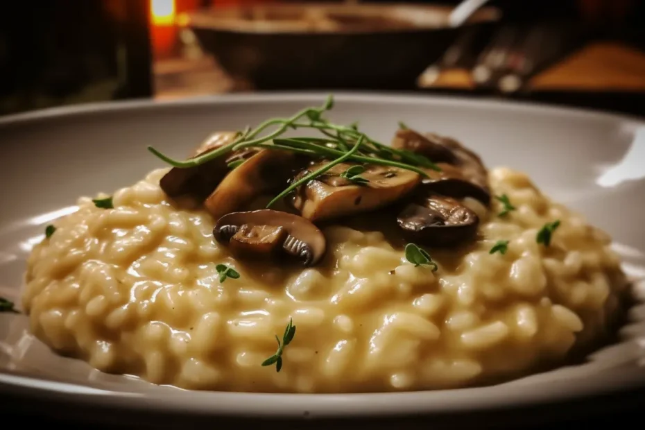 Risoto de Cogumelos