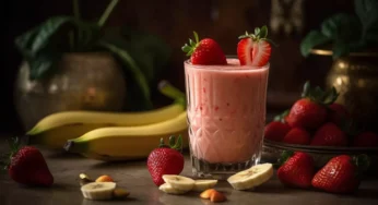 Smoothie de Morango e Banana: Refresque seu Dia