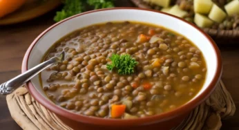 Sopa de Lentilhas: Nutrição e Sabor Vegetariano