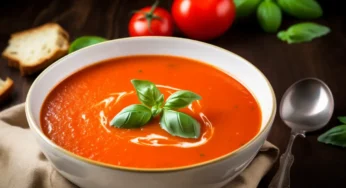 Sopa de Tomate com Manjericão: Um Clássico Italiano